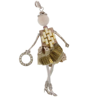 Kette Shopping Queen Tabea Silber plated Multicolor . M01730