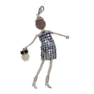 Kette Shopping Queen Paula Silber plated Multicolor . M01735
