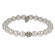 Armband Pave . Perle Lt. Grey . Pave Kugel Black Diamond