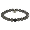 Armband Pave . Perle Black Pearl . Pave Kugel Jet Hematite