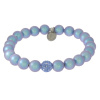 Armband Pave . Perle Iridescent Lt. Blue . Pave Kugel Lt....