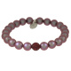 Armband Pave . Perle Iridescent Red . Pave Kugel Siam