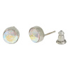 Ohrstecker Basics Silber plated . Crystal AB
