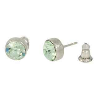 Ohrstecker Basics Silber plated . Crystal Chrysolite
