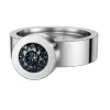 Ring Change Edelstahl . Crystal Saphire