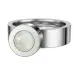 Ring Change Edelstahl . Crystal Ivory Cream