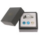 Ring Change Edelstahl . Crystal Indicolite