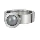 Ring Change Edelstahl . Perle Light Grey GR58