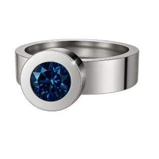Ring Change Edelstahl . Crystal Montana GR58