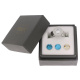Ring Change Edelstahl . Crystal Indicolite GR54