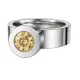 Ring Change Edelstahl . Crystal Indicolite GR58