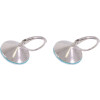 Ohrhänger Hook Silber plated . Crystal Laguna Delite . 14mm
