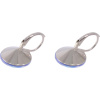 Ohrhänger Hook Silber plated . Crystal Ocean Delite . 14mm