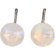 Ohrhänger Hook . 14mm . Silber plated . Crystal Light Gray Delite