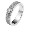 Cara • Luna Ring mit weißem Topas - Ringbreite...