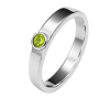 Cara • Luna Ring mit Peridot - Ringbreite 4mm -...
