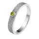 Cara • Luna Ring mit Peridot - Ringbreite 5mm - 925er Sterlingsilber