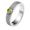 Cara • Luna Ring mit Peridot - Ringbreite 6mm -...