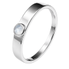Cara • Luna Ring mit Mondstein - Ringbreite 5mm -...