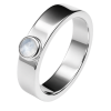 Cara • Luna Ring mit Mondstein - Ringbreite 6mm -...