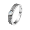 Cara • Luna Ring mit Mondstein - Ringbreite 5mm -...