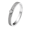 Cara • Luna Ring mit weißem Topas - Ringbreite...