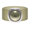 Ring Belt Kautschuk Silber plated . Perle Li. Green