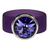 Ring Belt Kautschuk Silber plated  Tanzanite