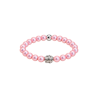 Feengleich Perlenring Rosaline Knoten 925er Sterlingsilber