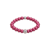 Feengleich Perlenring Mulberry mit Pave-Kugel und Kugel...