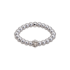 Feengleich Perlenring Light Grey Traube 925er Sterlingsilber