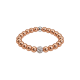 Feengleich Perlenring Bronze mit Schmuckelement Pave in 925er Sterlingsilber