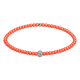 Feengleich Perlenarmband Coral Pave 925er Sterlingsilber