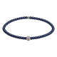 Feengleich Perlenarmband Night Blue Pave 925er Sterlingsilber