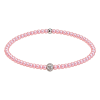 Feengleich Perlenarmband Rosaline Pave 925er Sterlingsilber