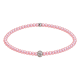 Feengleich Perlenarmband Rosaline Pave 925er Sterlingsilber