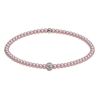 Feengleich Perlenarmband Dreamy Rose Pave 925er Sterlingsilber
