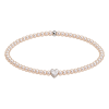Feengleich Perlenarmband White Pearl Herz 925er...