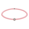 Feengleich Perlenarmband Rose Traube 925er Sterlingsilber