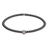 Feengleich Perlenarmband Black Pearl Traube 925er...