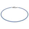 Feengleich Perlencollier Iris Light Blue Pave mit Pave-Kugel