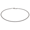 Feengleich Perlencollier Light Grey mit Pave-Kugel