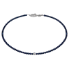 Feengleich Perlencollier Night Blue mit Pave-Kugel