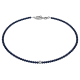 Feengleich Perlencollier Night Blue mit Pave-Kugel