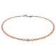 Feengleich Perlencollier Peach mit Pave-Kugel