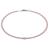 Feengleich Perlencollier Rosaline mit Pave-Kugel