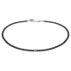 Feengleich Perlencollier Black Pearl mit Traube aus 925er Sterlingsilber