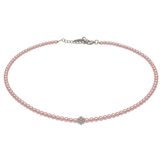 Feengleich Perlencollier Rosaline Traube aus 925er Sterlingsilber